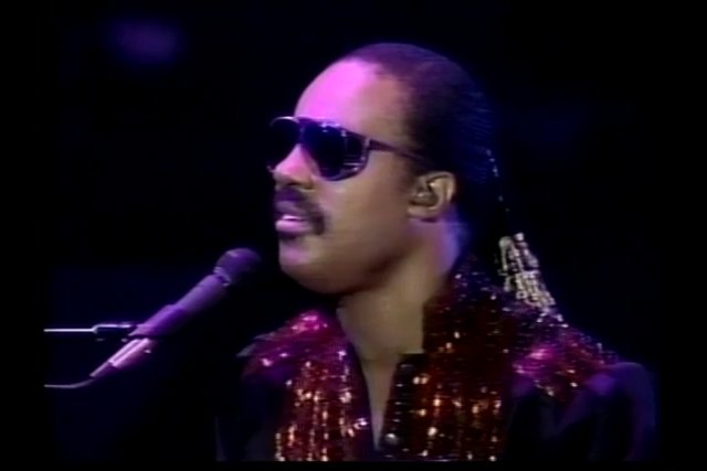 Stevie Wonder Plays His Own Keys of Life