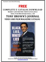 TBJ Video & Film Catalog Cover